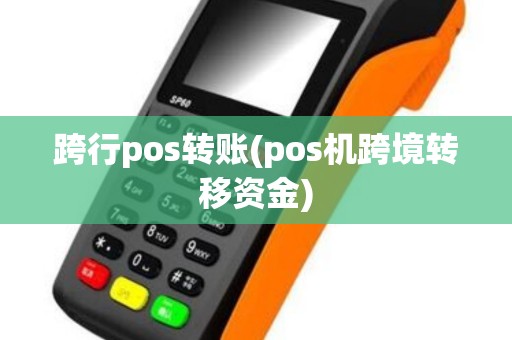 跨行pos转账(pos机跨境转移资金)