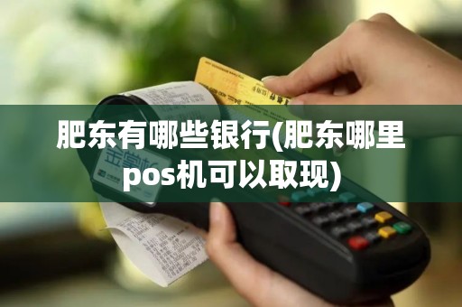 肥东有哪些银行(肥东哪里pos机可以取现)