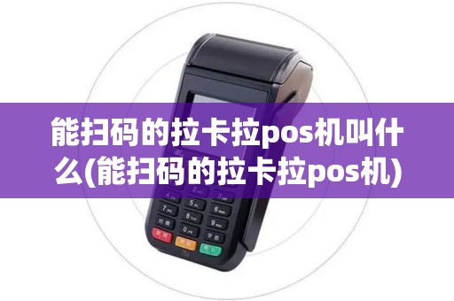 能扫码的拉卡拉pos机叫什么(能扫码的拉卡拉pos机)