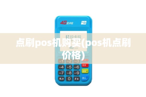 点刷pos机购买(pos机点刷价格)