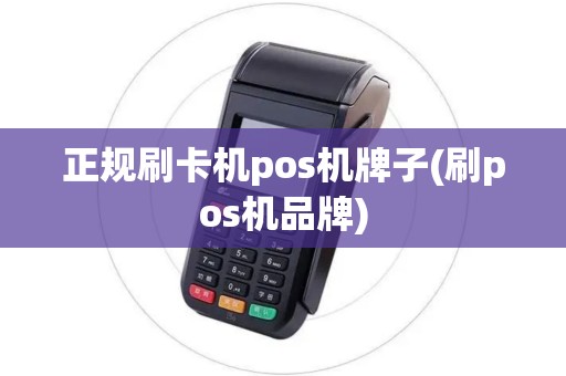 正规刷卡机pos机牌子(刷pos机品牌)