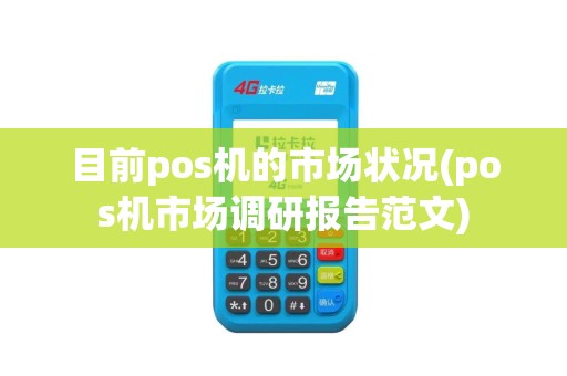 目前pos机的市场状况(pos机市场调研报告范文)