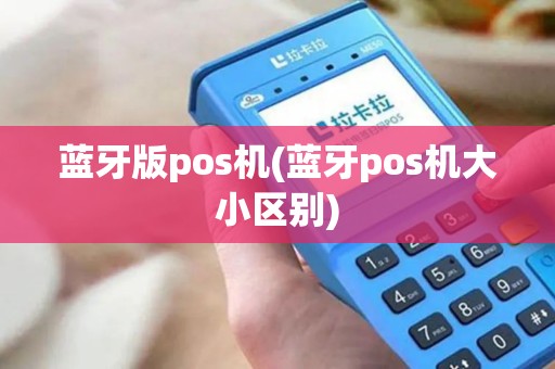 蓝牙版pos机(蓝牙pos机大小区别)
