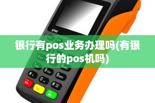 银行有pos业务办理吗(有银行的pos机吗)