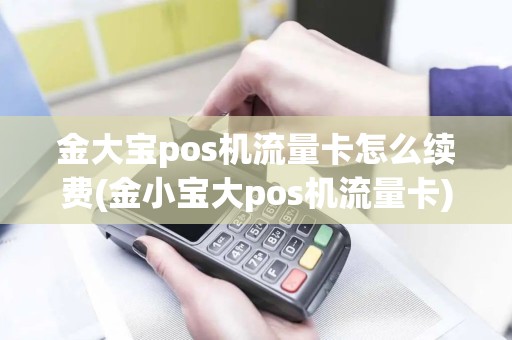 金大宝pos机流量卡怎么续费(金小宝大pos机流量卡)