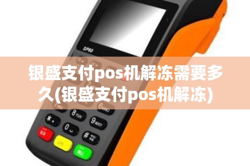 银盛支付pos机解冻需要多久(银盛支付pos机解冻)