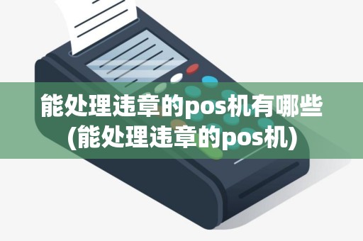 能处理违章的pos机有哪些(能处理违章的pos机)
