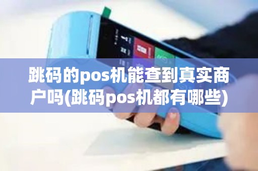 跳码的pos机能查到真实商户吗(跳码pos机都有哪些)