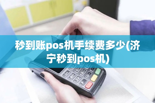 秒到账pos机手续费多少(济宁秒到pos机)