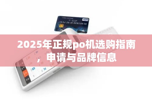 2025年正规po机选购指南，申请与品牌信息