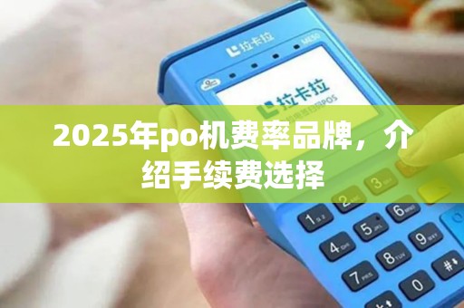 2025年po机费率品牌，介绍手续费选择