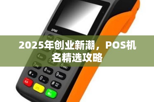 2025年创业新潮，POS机名精选攻略
