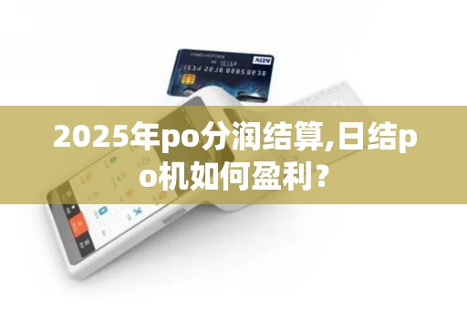 2025年po分润结算,日结po机如何盈利？