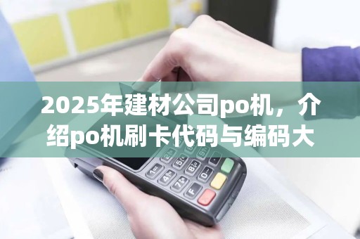 2025年建材公司po机，介绍po机刷卡代码与编码大全