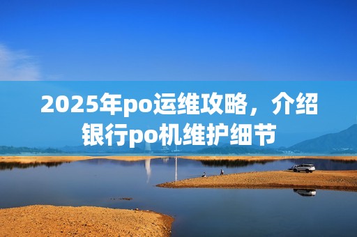 2025年po运维攻略，介绍银行po机维护细节