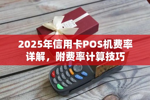 2025年信用卡POS机费率详解，附费率计算技巧