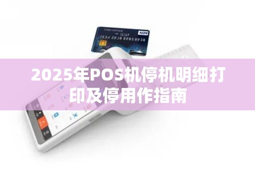 2025年POS机停机明细打印及停用作指南