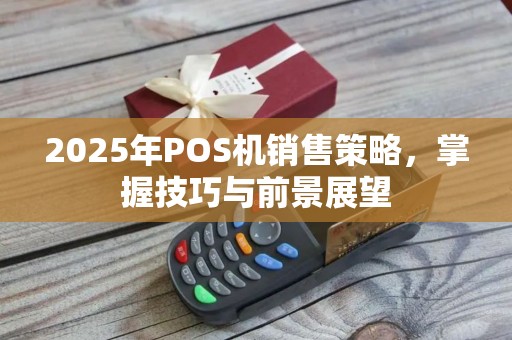 2025年POS机销售策略,掌握技巧与前景展望 2025年POS机销售策略,掌握技巧与前景展望