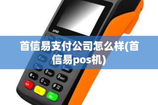 首信易支付公司怎么样(首信易pos机)