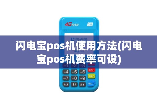 闪电宝pos机使用方法(闪电宝pos机费率可设)