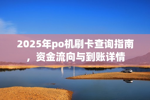 2025年po机刷卡查询指南，资金流向与到账详情