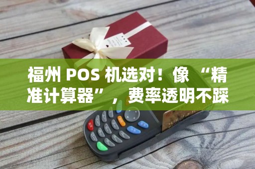 福州 POS 机选对！像 “精准计算器”，费率透明不踩坑