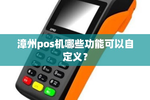 漳州pos机哪些功能可以自定义？