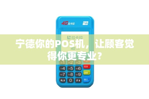 宁德你的POS机，让顾客觉得你更专业？