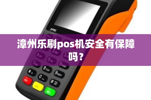 漳州乐刷pos机安全有保障吗？