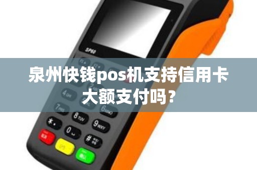 泉州快钱pos机支持信用卡大额支付吗? 泉州快钱pos机支持信用卡大额支付吗?