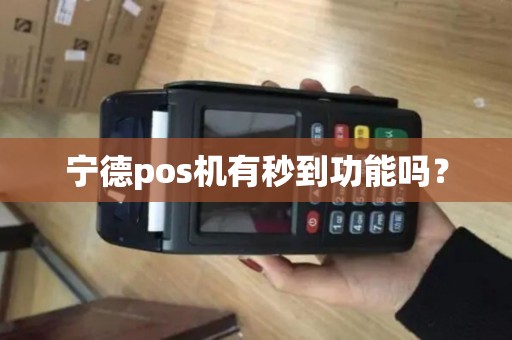宁德pos机有秒到功能吗？