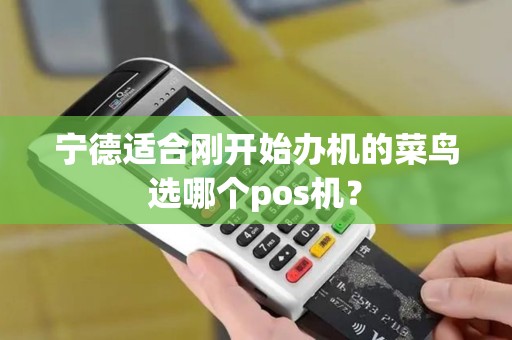 宁德适合刚开始办机的菜鸟选哪个pos机？