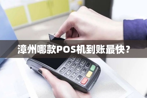 漳州哪款POS机到账最快？