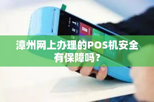 漳州网上办理的POS机安全有保障吗？