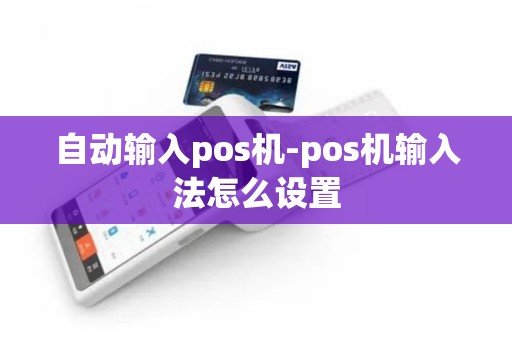 自动输入pos机-pos机输入法怎么设置